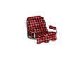 Hollywoodschaukel Auflage 1-Sitzer Rio bordeaux