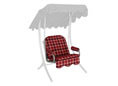 Hollywoodschaukel Auflage 1-Sitzer Rio bordeaux