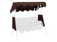 Hollywoodschaukel Sonnendach 150 x 120 cm Swingtex braun Hollywoodschaukel Sonnendach 150 x 120 cm Swingtex braun