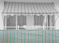 Balkonbespannung Standard Nr. 1900 Höhe 75 cm