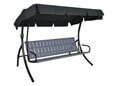 Hollywoodschaukel Comfort Bambus grau Hollywoodschaukel Comfort Bambus grau