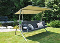 Hollywoodschaukel Elegance beige Joy grau