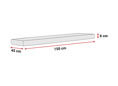 Bankauflage 150 cm Korfu blau Bankauflage 150 cm Korfu blau