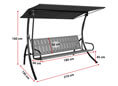 Hollywoodschaukel Dream Bambus grau Hollywoodschaukel Dream Bambus grau