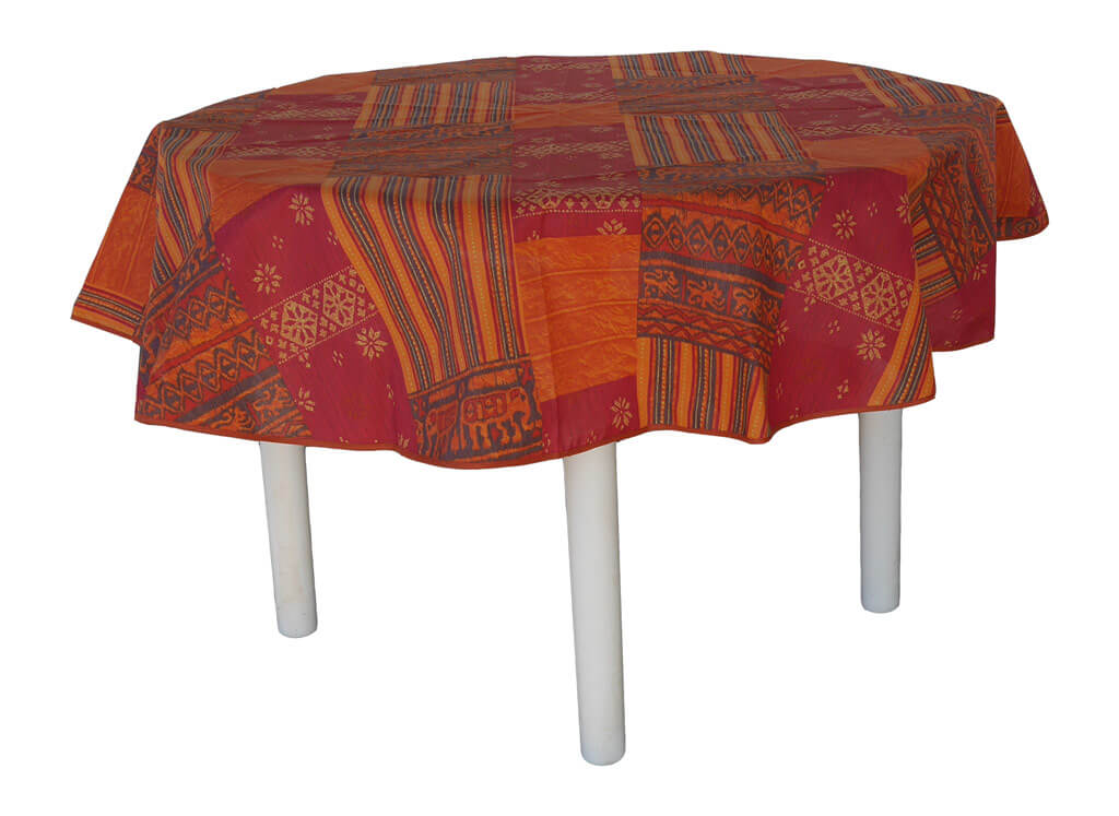 Indian Summer rund Tischdecke cm 160