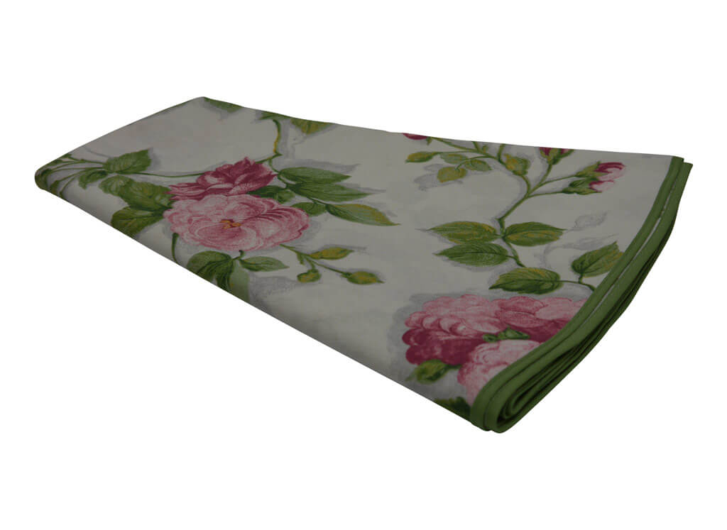 Tischdecke oval 220 cm 160 Pfingstrose x