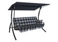Dream Hollywoodschaukel (3-Sitzer) Design Frankfurt grau