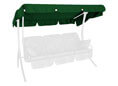 Sonnendach 210 x 145 cm Swingtex grün