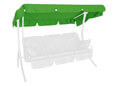 Sonnendach 210 x 145 cm Swingtex hellgrün
