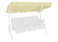 Sonnendach 210 x 145 cm Swingtex elfenbein