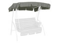 Sonnendach 160 x 145 cm Swingtex dunkelgrau