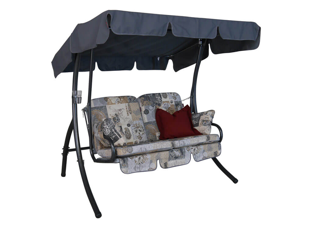 Hollywoodschaukel 2Sitzer Comfort Neuburg grau