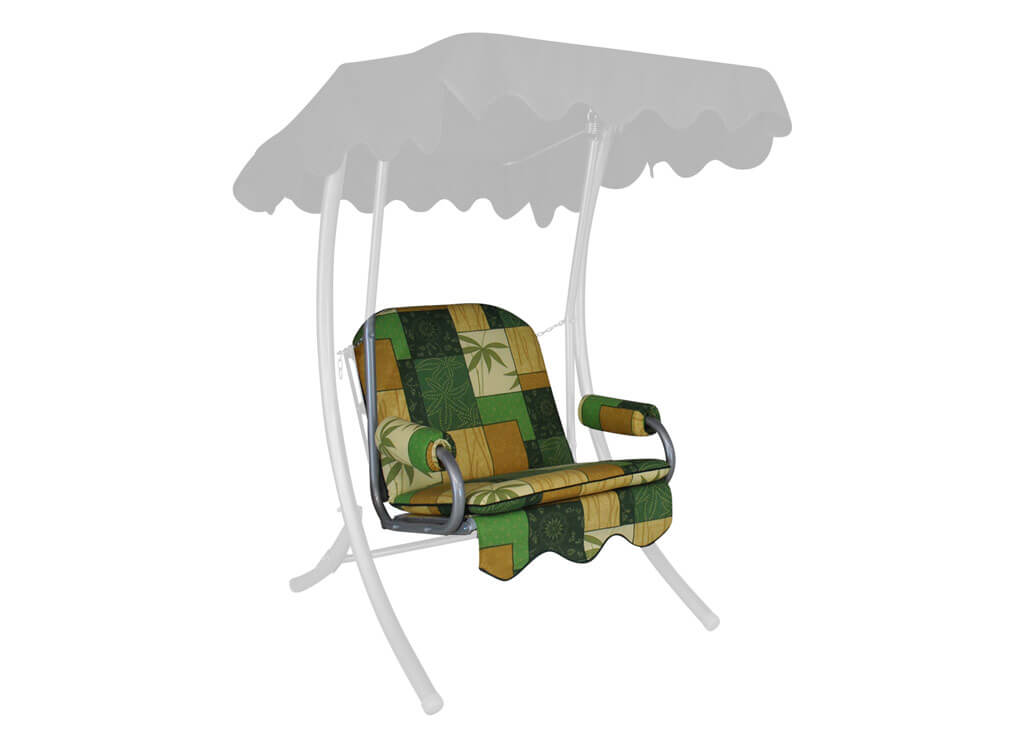 Single Schaukelauflage (1-Sitzer) Mexiko grün