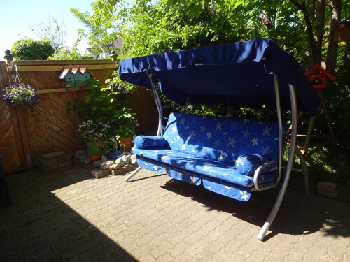 Hollywoodschaukel Trend Korfu blau