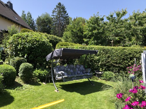 Hollywoodschaukel Ibiza Meran grau
