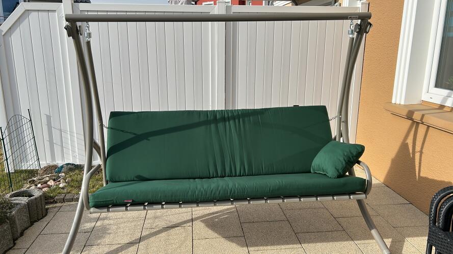 Hollywoodschaukel Dream uni grün