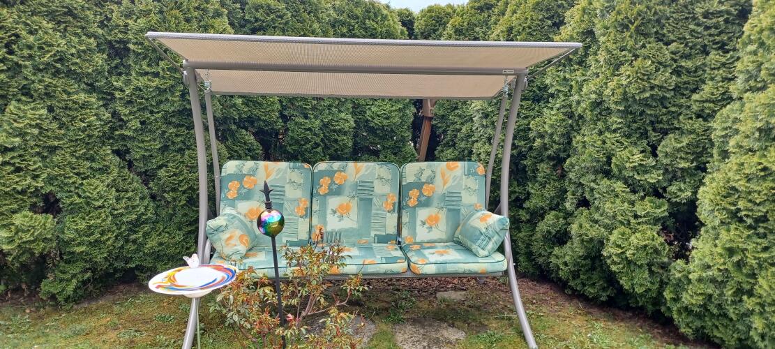 Hollywoodschaukel Elegance beige Schliersee